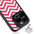 Pink Chevron iPhone 15 Pro Kickstand Case